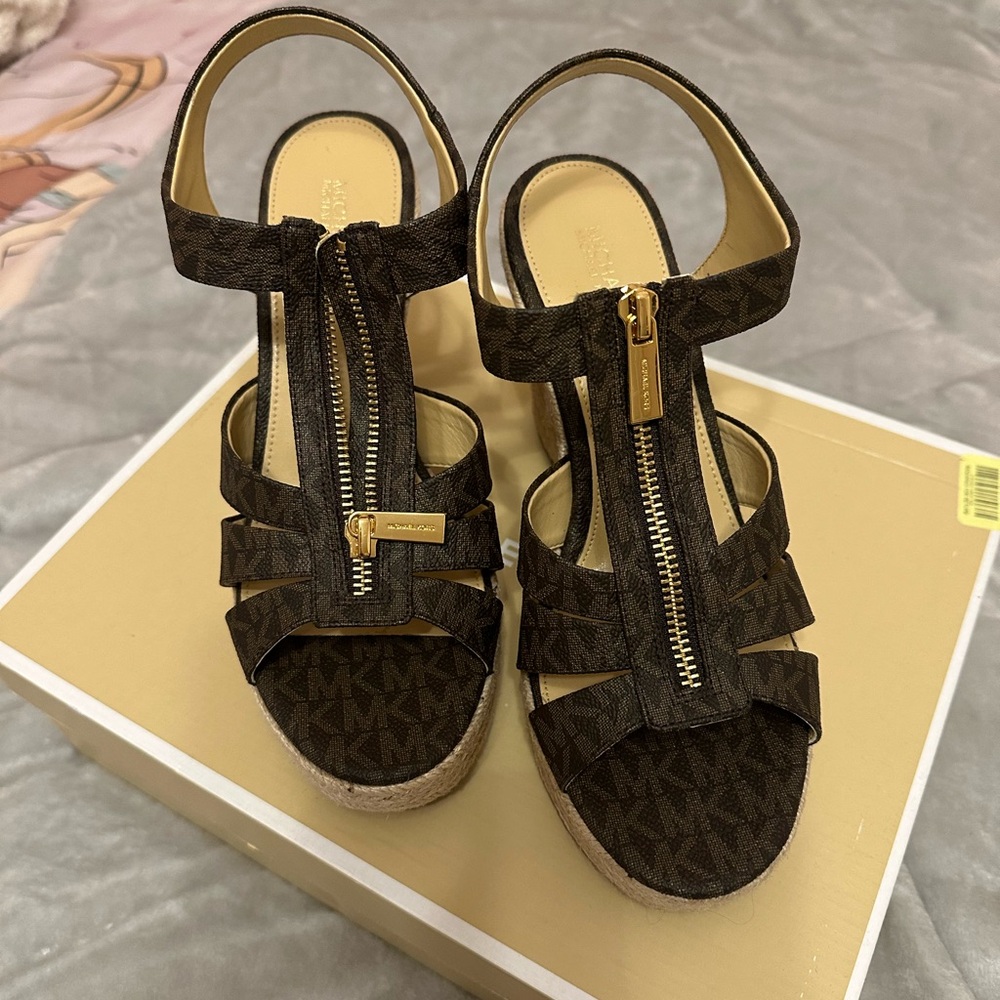Michael Kors wedge sandals